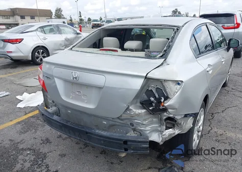 2012 Honda Civic Lx from USA, damaged, VIN JHMFB2F50CS002308